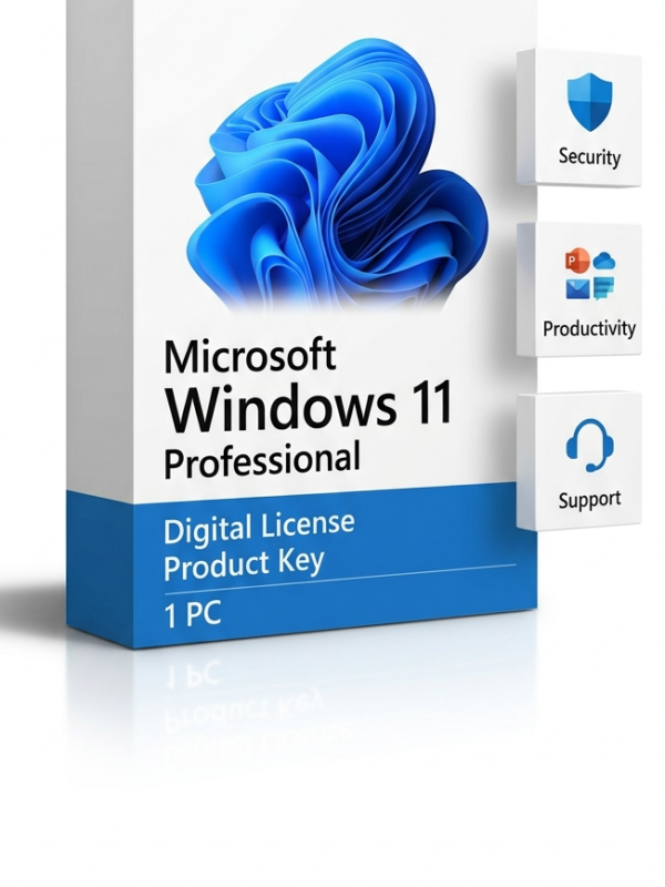 Microsoft Windows 11 Professional license for 3 devices