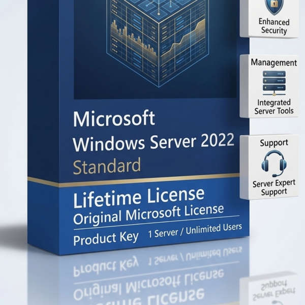 Windows Server 2022 Standard Full License – Lifetime Warranty & Activation