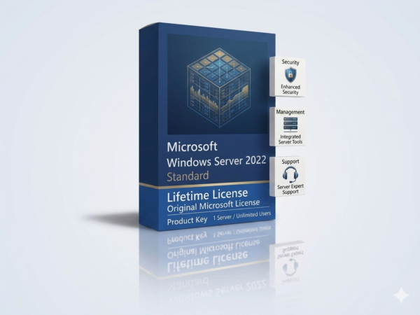 Windows Server 2022 Standard Full License – Lifetime Warranty & Activation